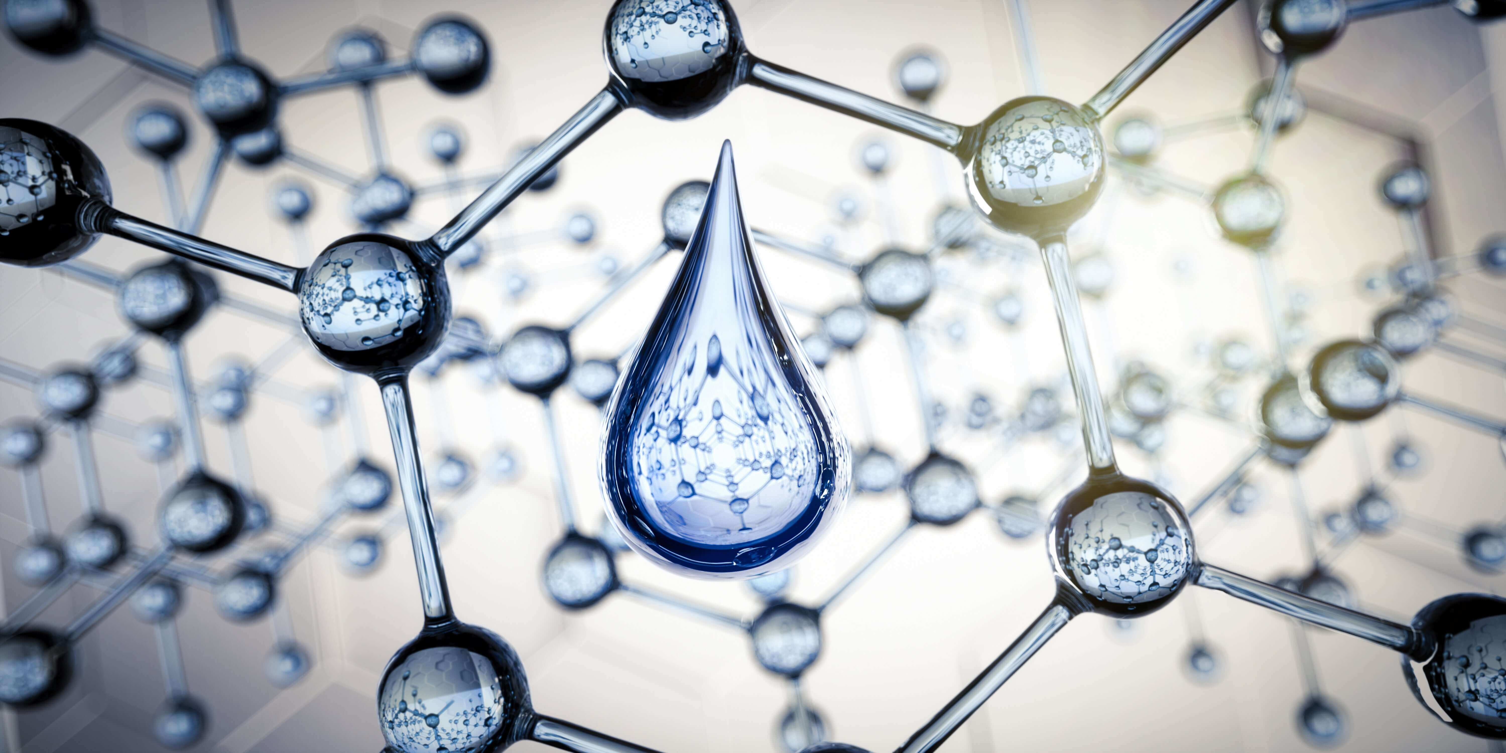 Groupe de molécules d'eau bioréactivante